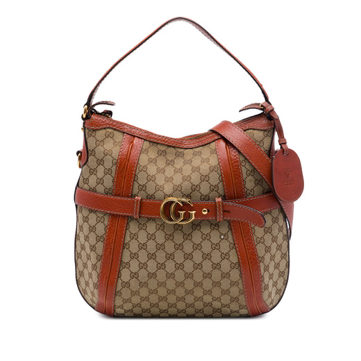 Medium GG Canvas Running Satchel - Image 1