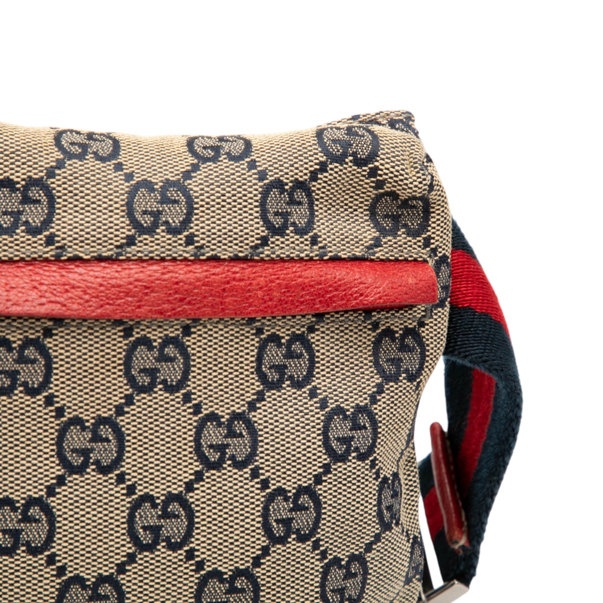 GG Canvas Web Double Pocket Belt Bag - Image 7