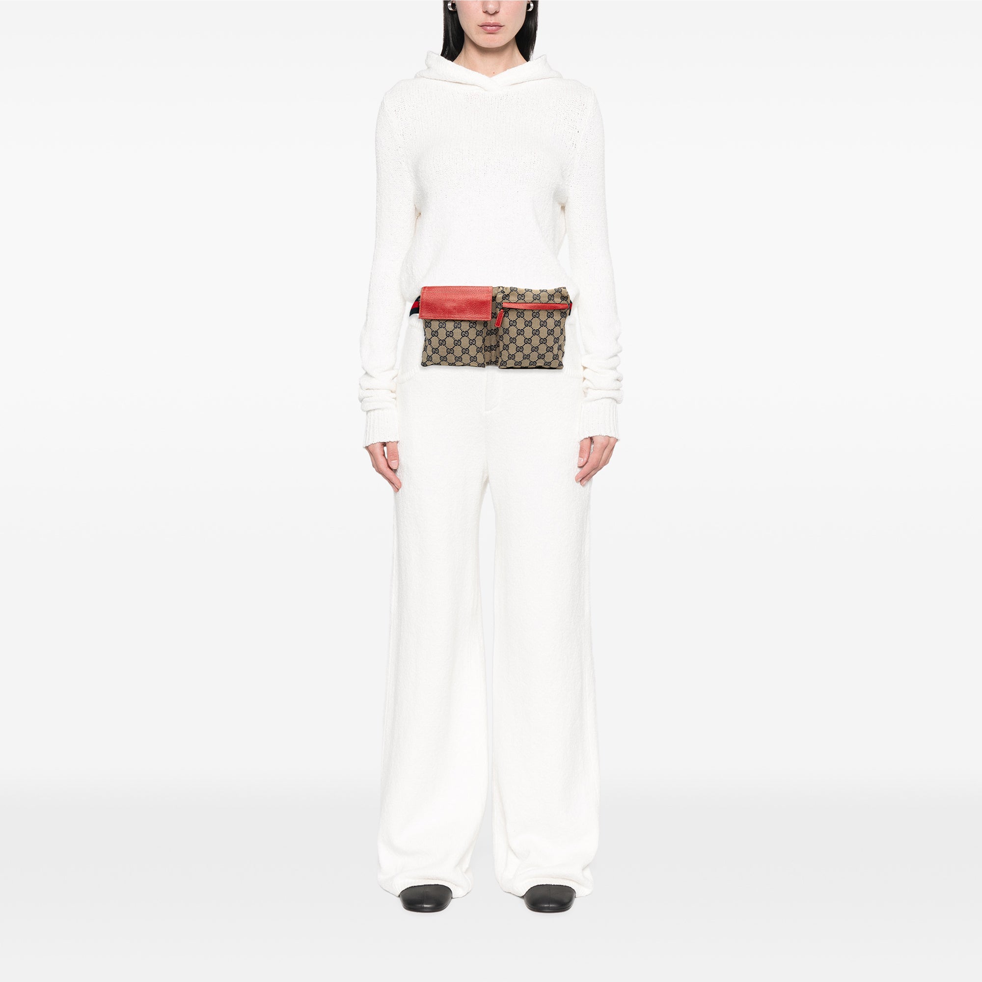 GG Canvas Web Double Pocket Belt Bag - Image 8