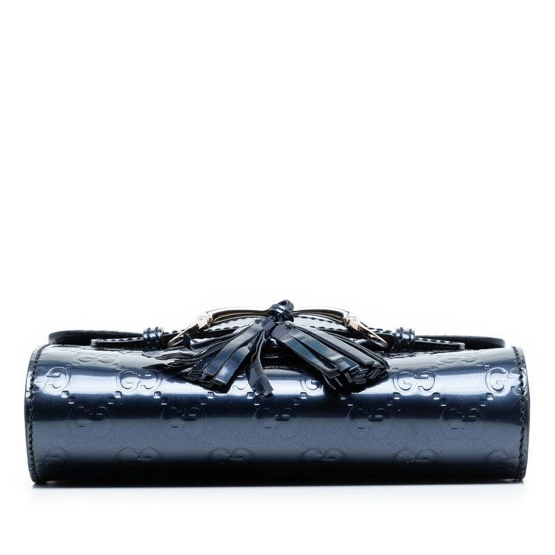 Mini Guccissima Patent Emily Crossbody - Image 3