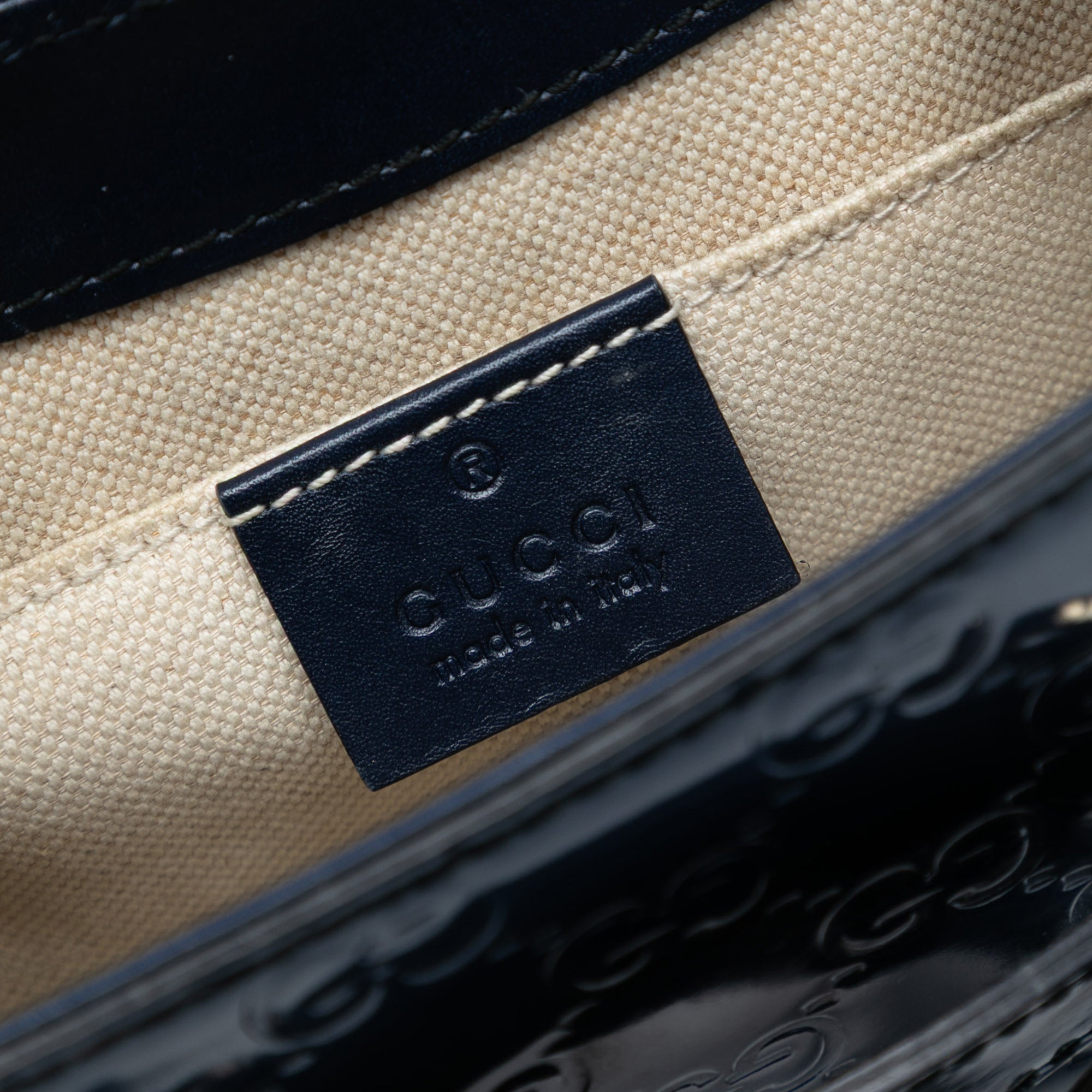 Mini Guccissima Patent Emily Crossbody - Image 4
