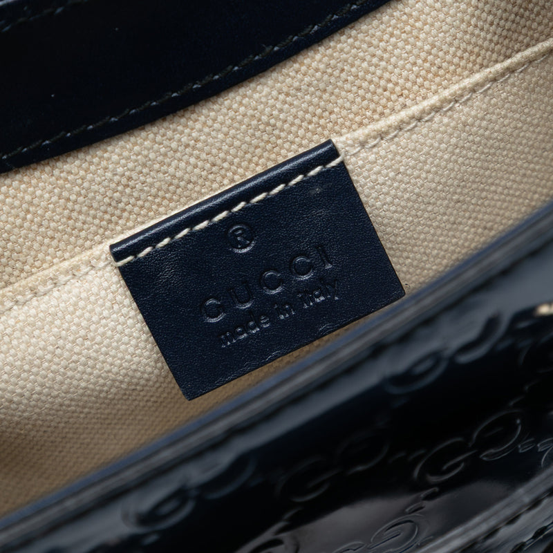 Mini Guccissima Patent Emily Crossbody - Image 4