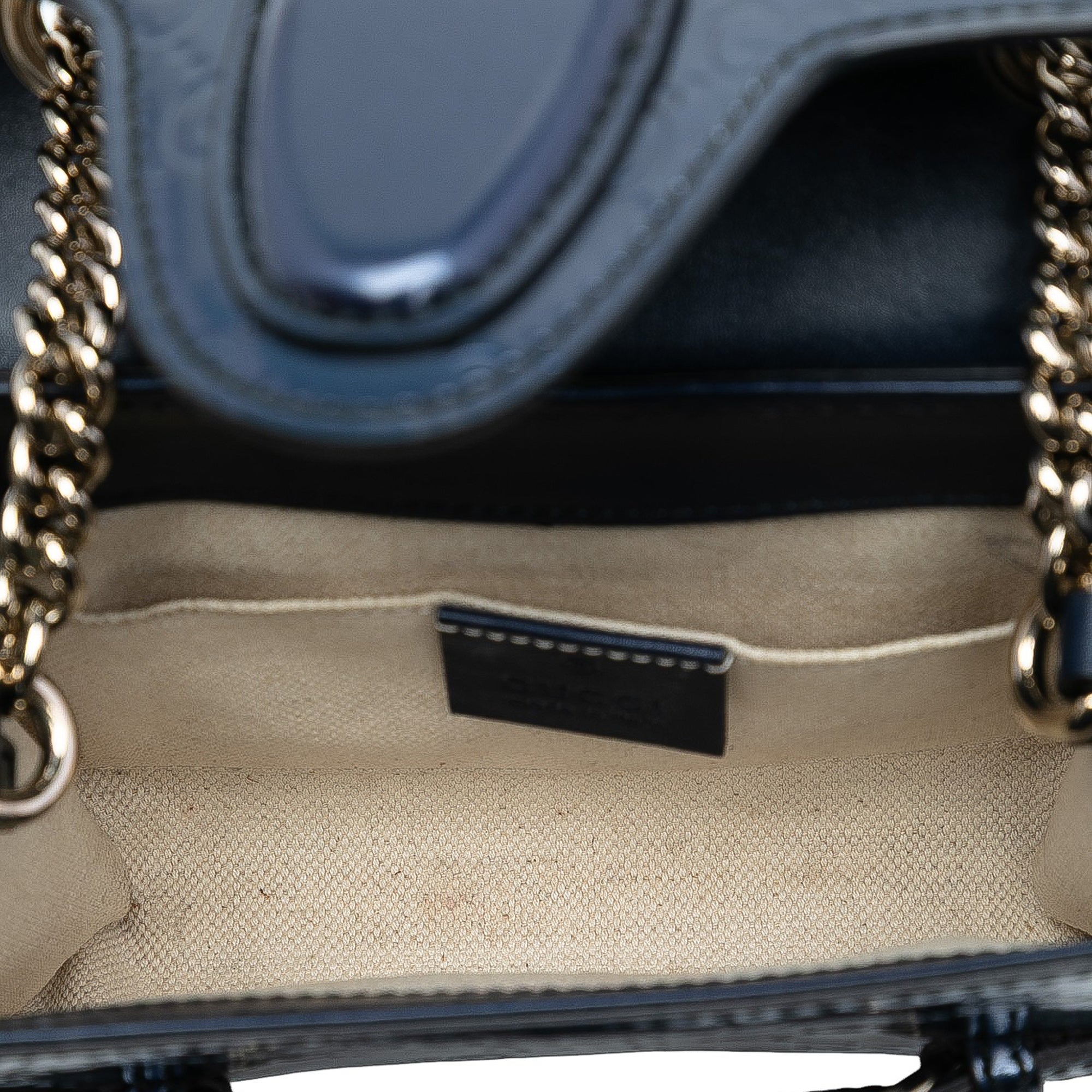 Mini Guccissima Patent Emily Crossbody - Image 6
