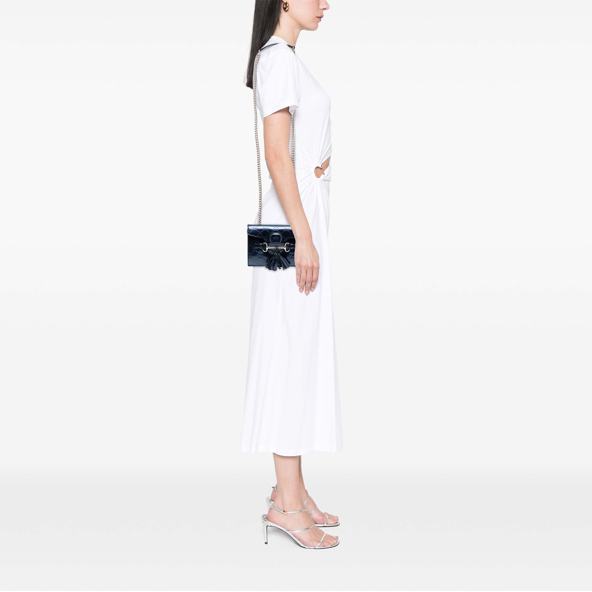 Mini Guccissima Patent Emily Crossbody - Image 7
