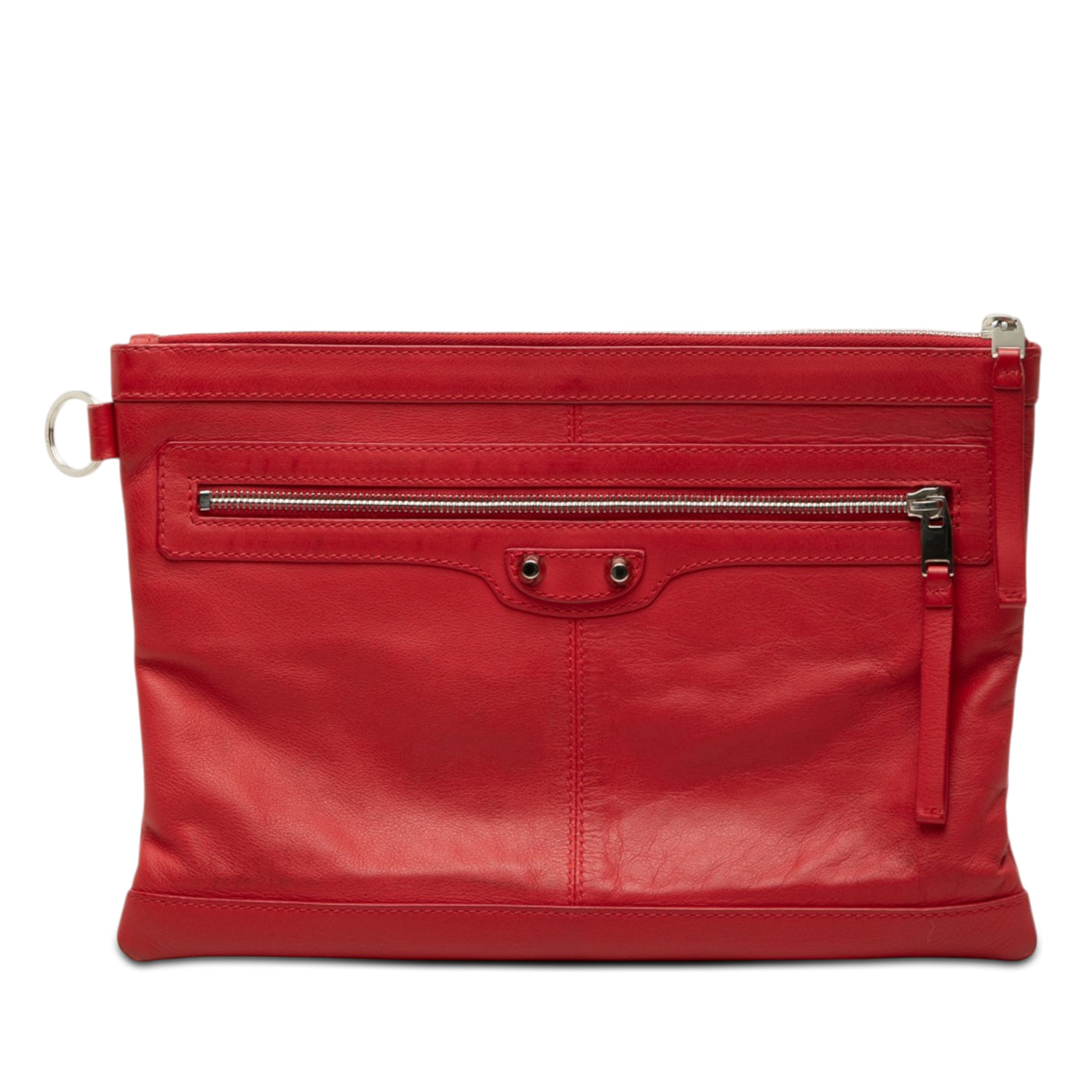 Lambskin Motocross Classic Clip M Clutch - Image 1