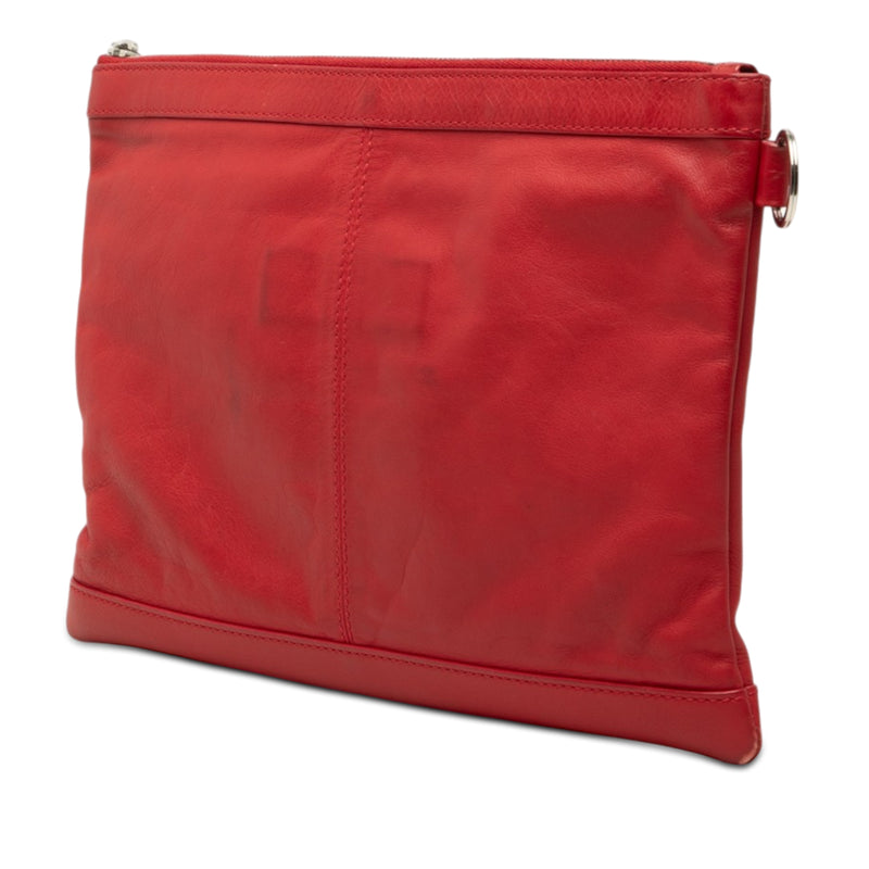 Lambskin Motocross Classic Clip M Clutch - Image 2