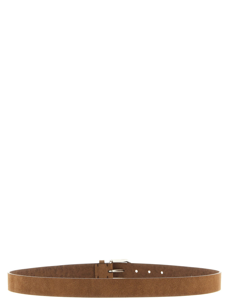 Brunello Cucinelli Leather Belt — Camel