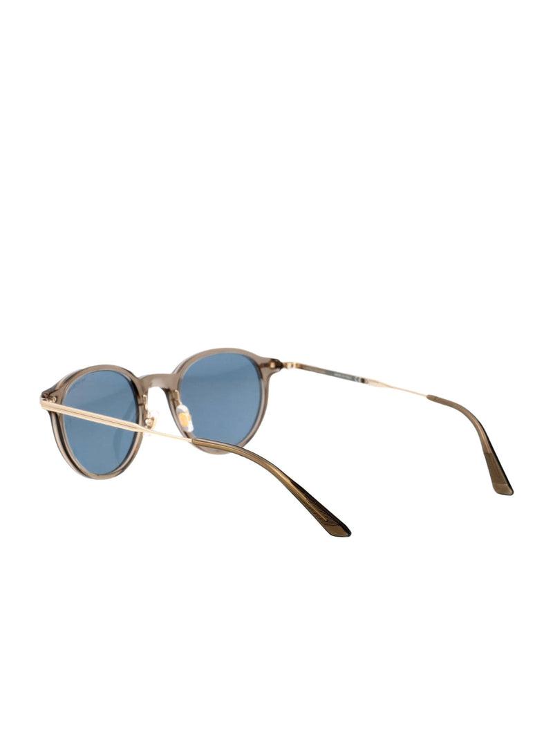 Montblanc Mb0362s005 Logo-Embellished Sunglasses — Brown Acetate