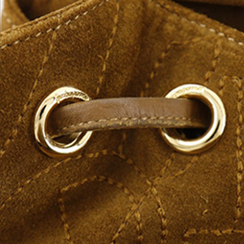 Stitched Suede Tassel Crossbody - Image 20