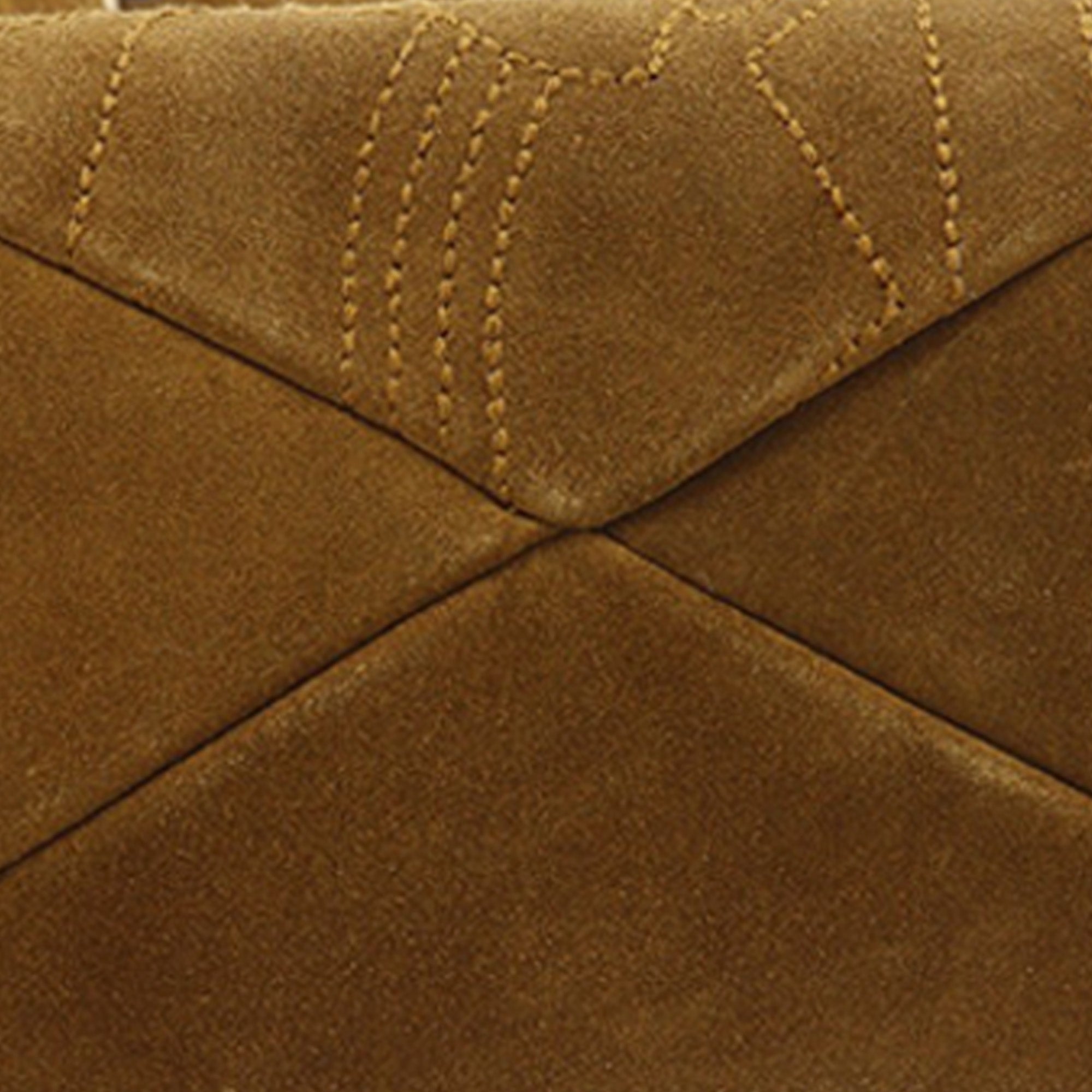 Stitched Suede Tassel Crossbody - Image 9