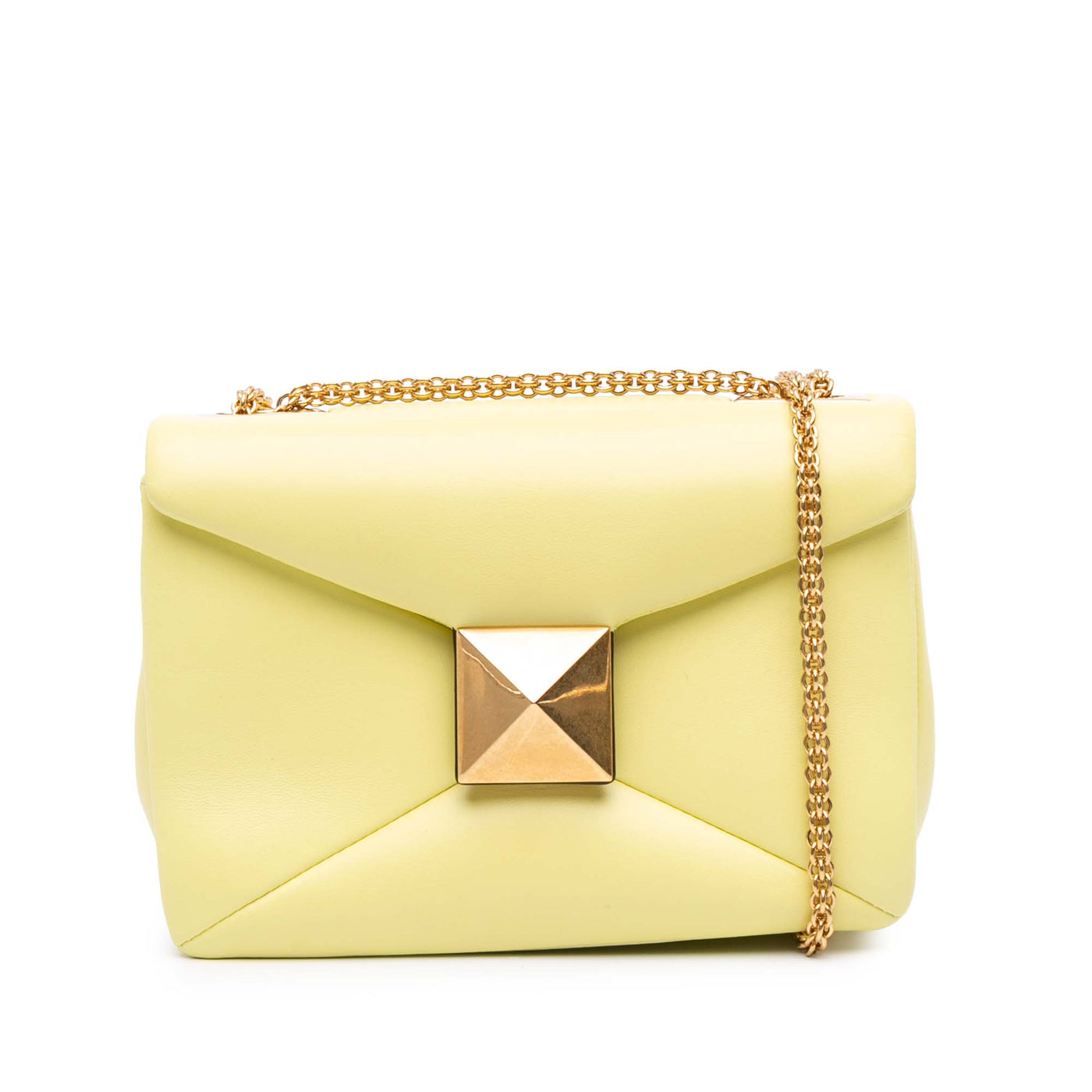 Nappa One Stud Chain Shoulder Bag - Image 1