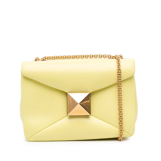 Nappa One Stud Chain Shoulder Bag - Image 1