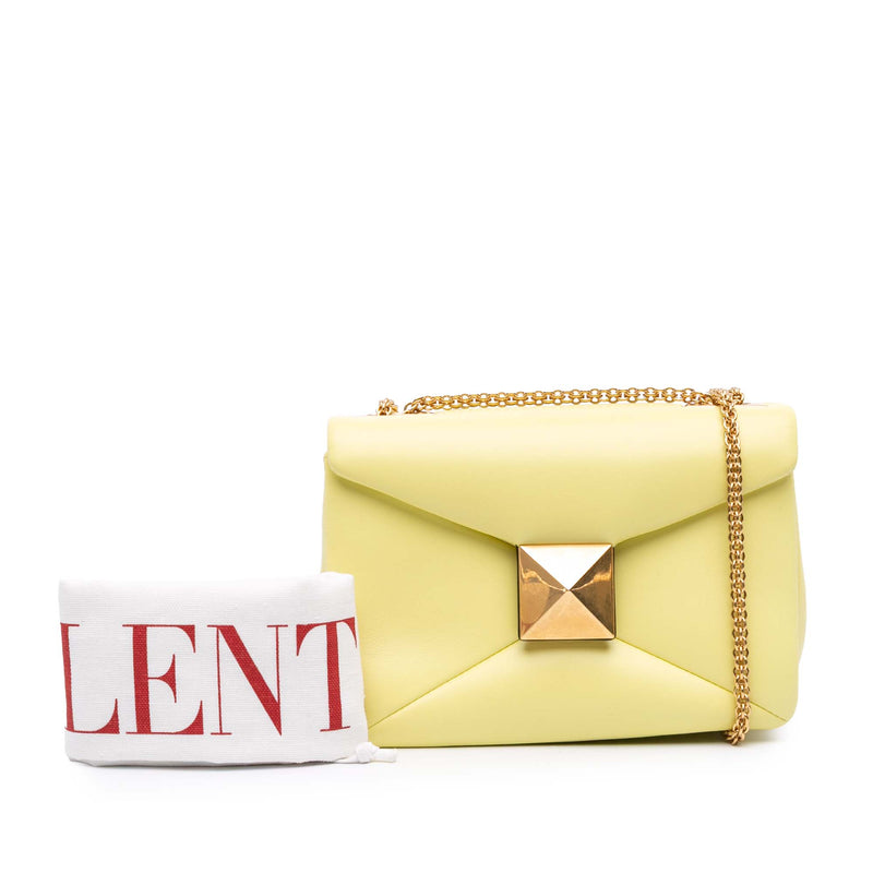 Nappa One Stud Chain Shoulder Bag - Image 10