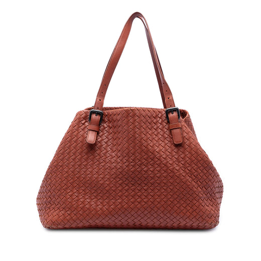 Large Nappa Intrecciato Cesta Tote - Image 1