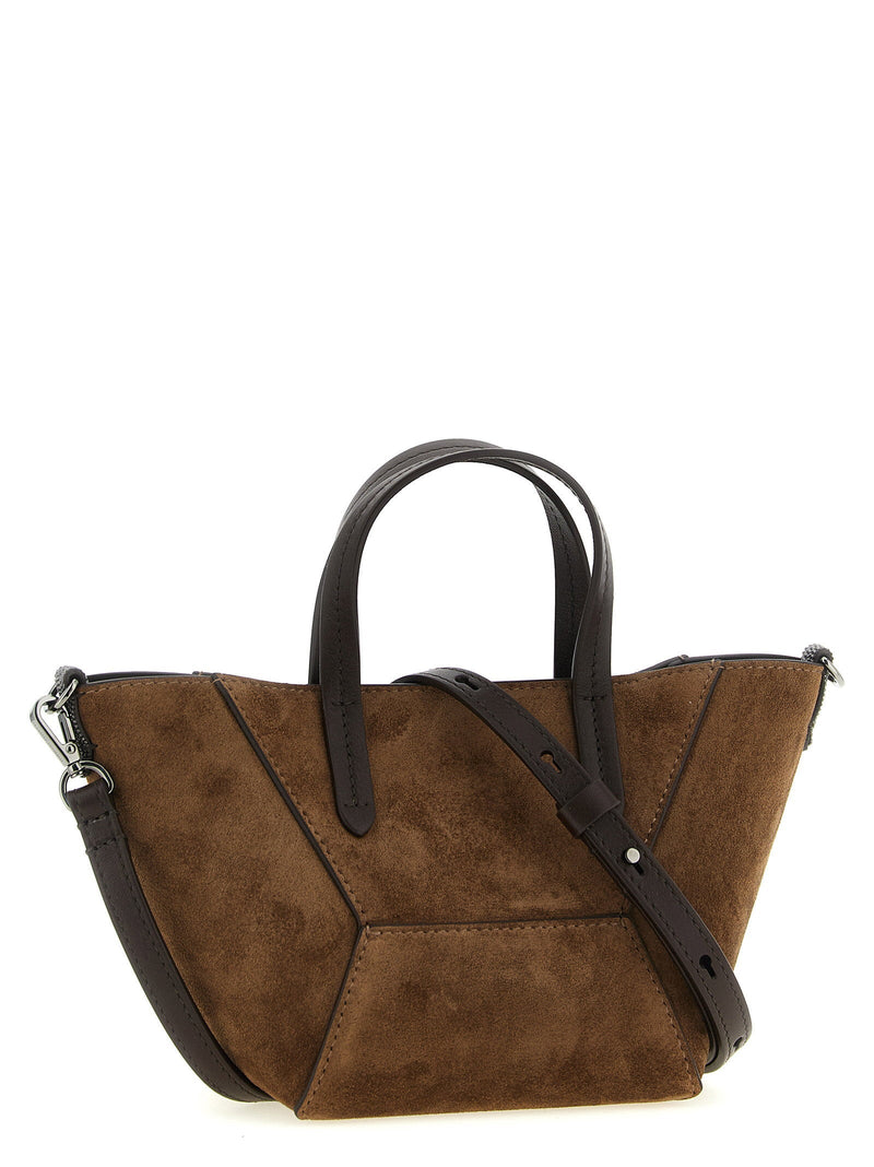 Brunello Cucinelli Top Handle Bag — Brown