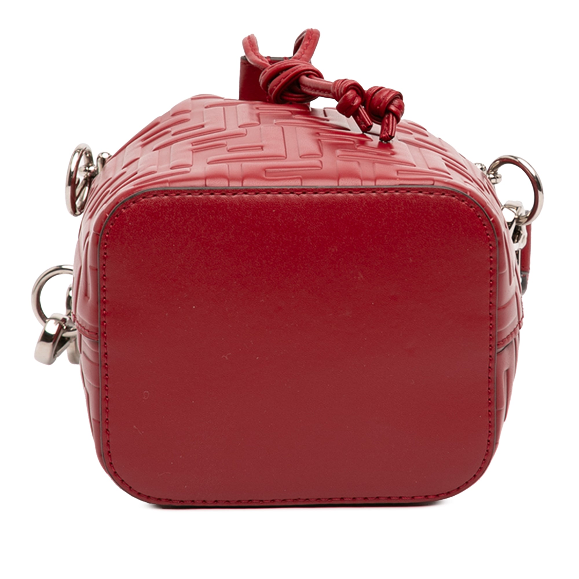 Mini Zucca Embossed Leather Mon Tresor Bucket Bag - Image 3