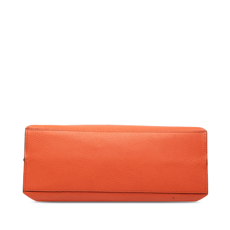 Medium Calfskin Bamboo Daily Satchel - Image 3