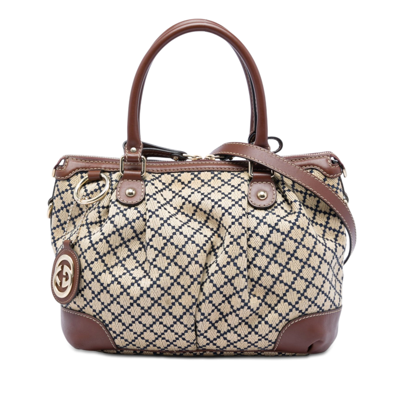 Diamante Canvas Sukey Satchel - Image 1