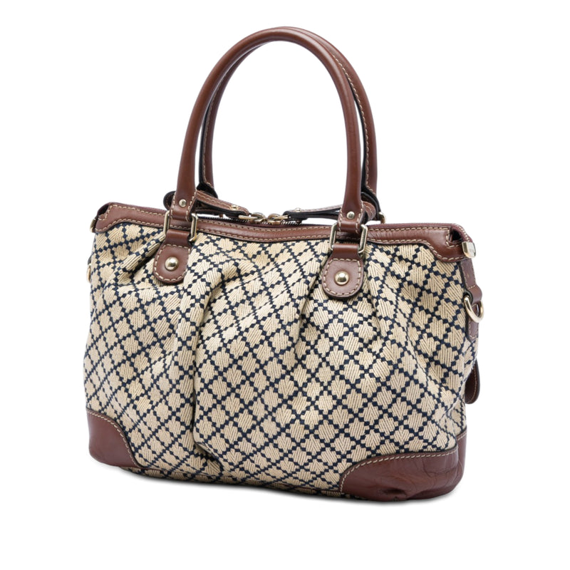 Diamante Canvas Sukey Satchel - Image 2