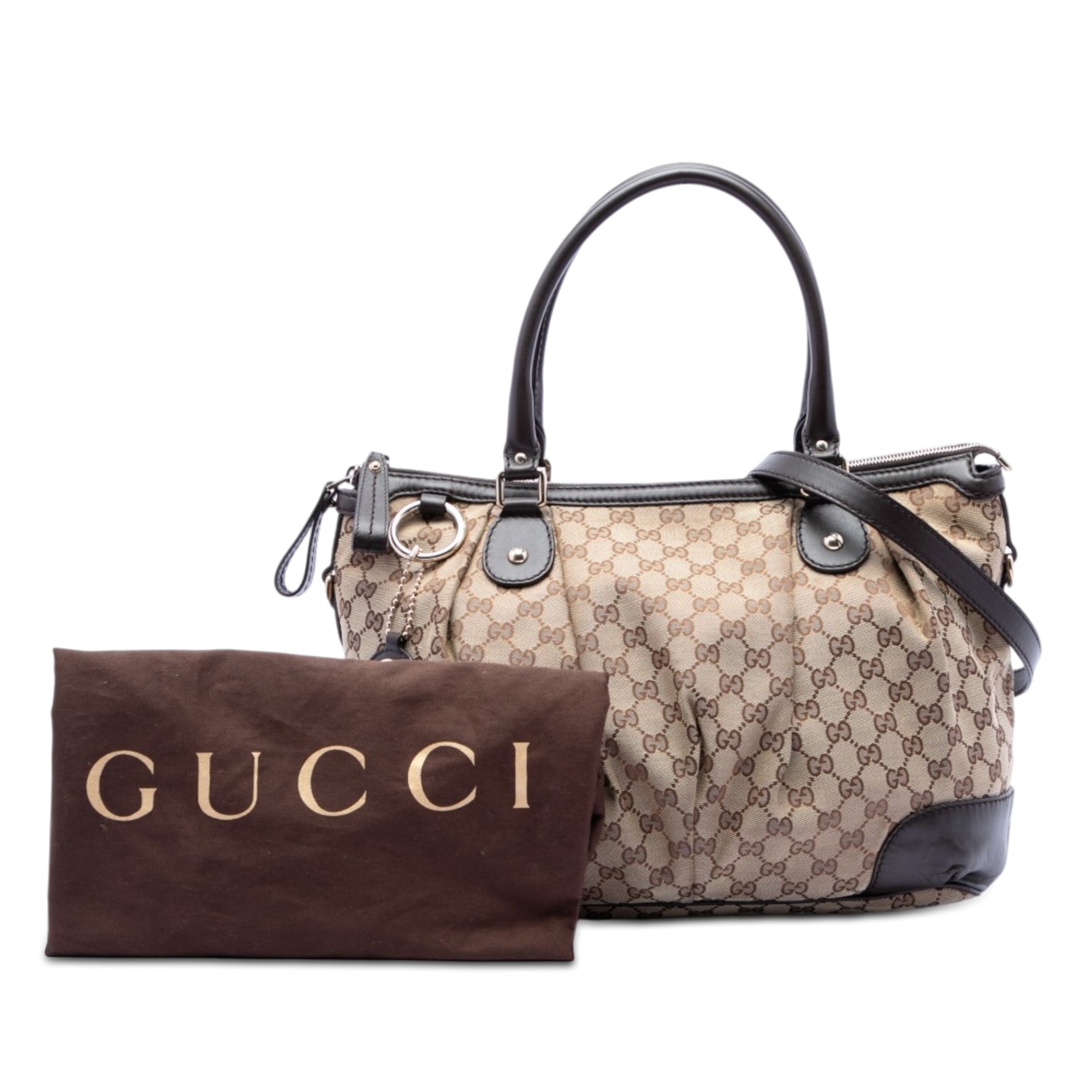 GG Canvas Sukey Satchel - Image 8