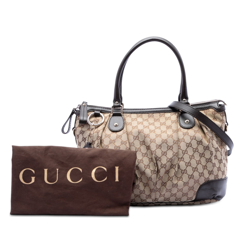 GG Canvas Sukey Satchel - Image 8