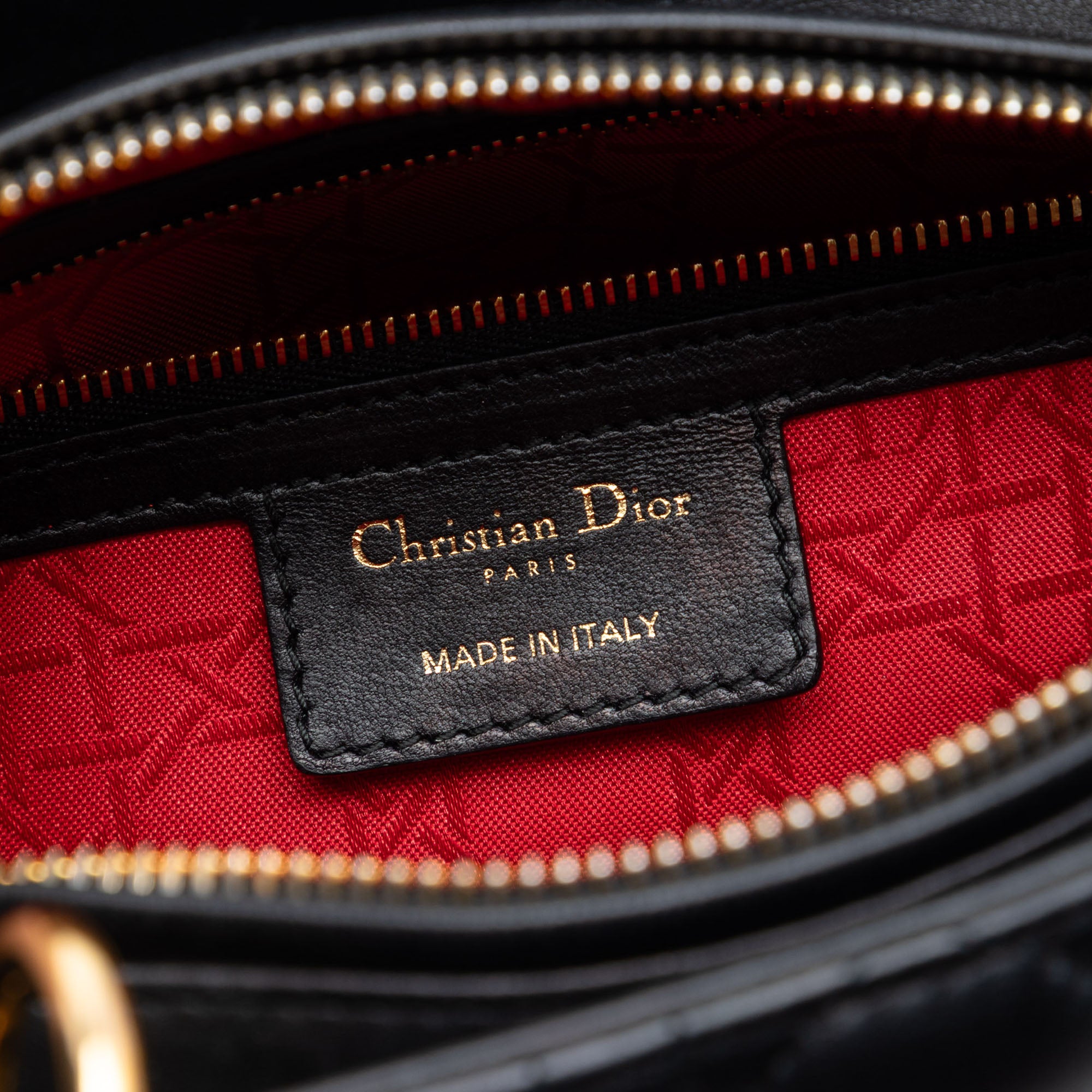 Medium Lambskin Cannage Lady Dior - Image 5