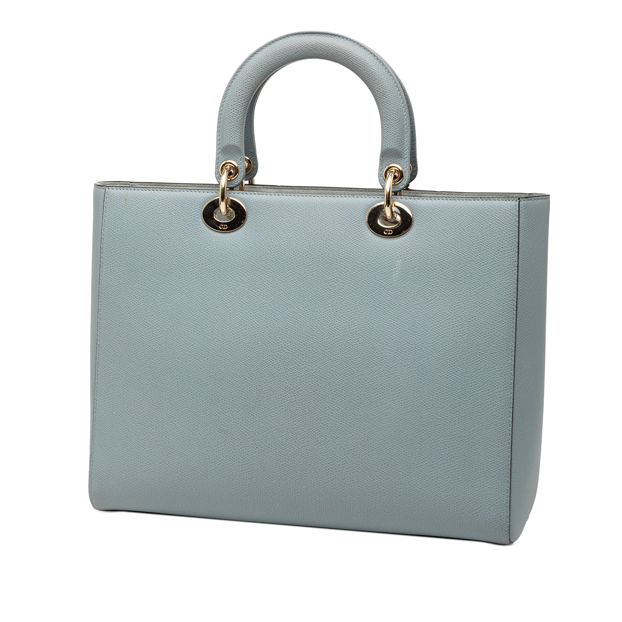 Large Grained Calfskin Lady Dior - Image 2
