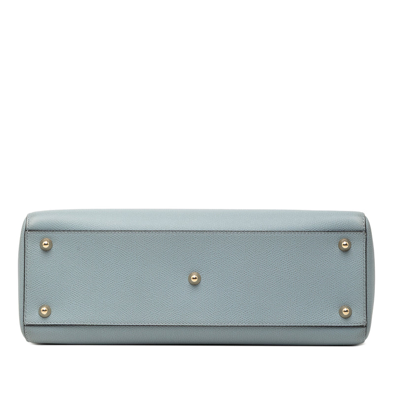 Large Grained Calfskin Lady Dior - Image 3