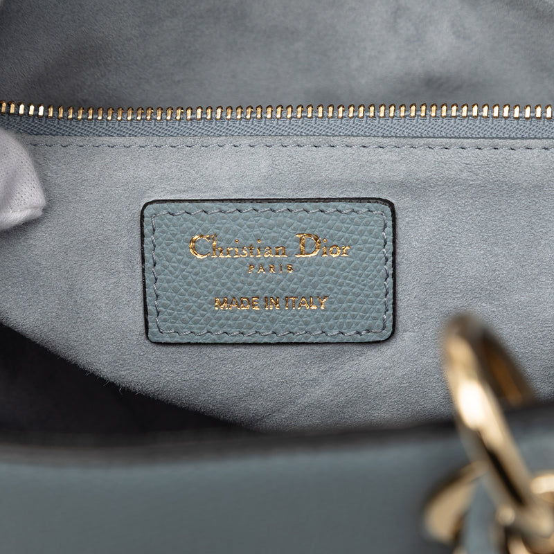 Large Grained Calfskin Lady Dior - Image 5