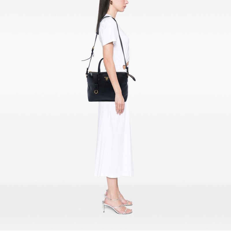 Vitello Daino Zip Top Satchel - Image 6