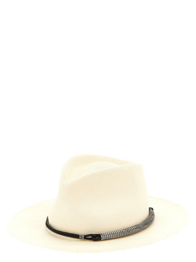 Brunello Cucinelli Fedora — Cream Fedoras