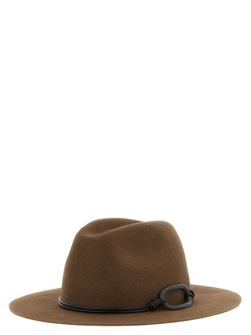 Brunello Cucinelli Fedora — Camel Fedoras