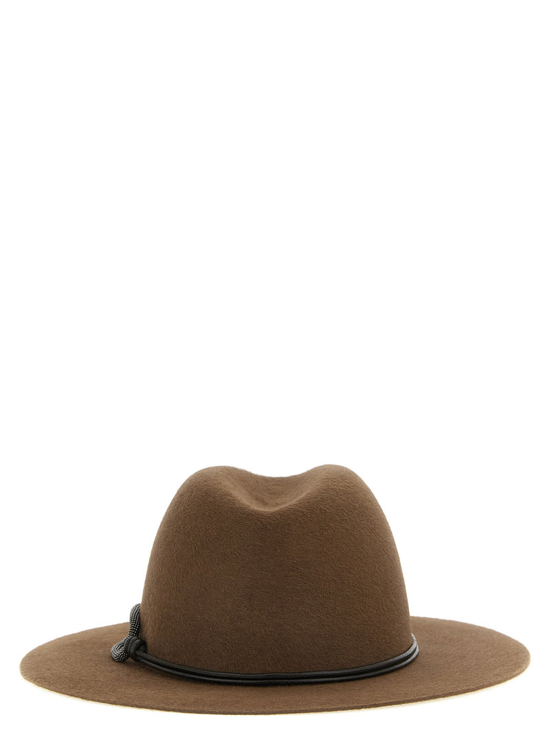 Brunello Cucinelli Fedora — Camel Fedoras