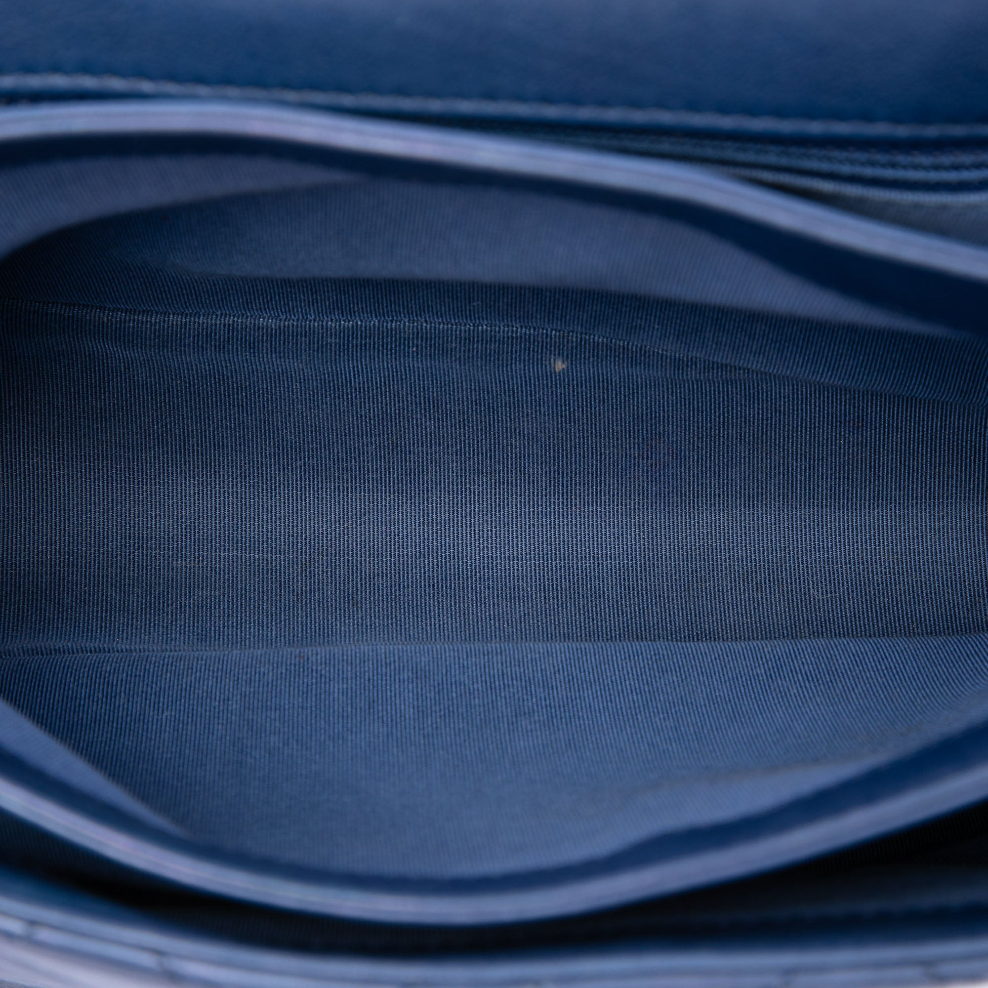 CC Quilted Calfskin Metal Top Handle Envelope Flap - Image 4