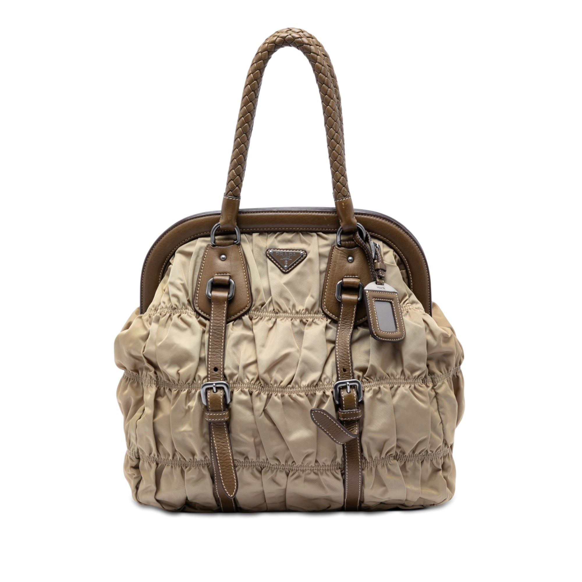 Tessuto Gaufre Frame Tote - Image 1