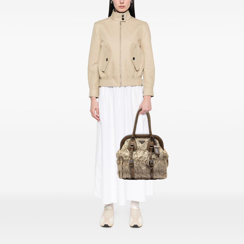 Tessuto Gaufre Frame Tote - Image 6