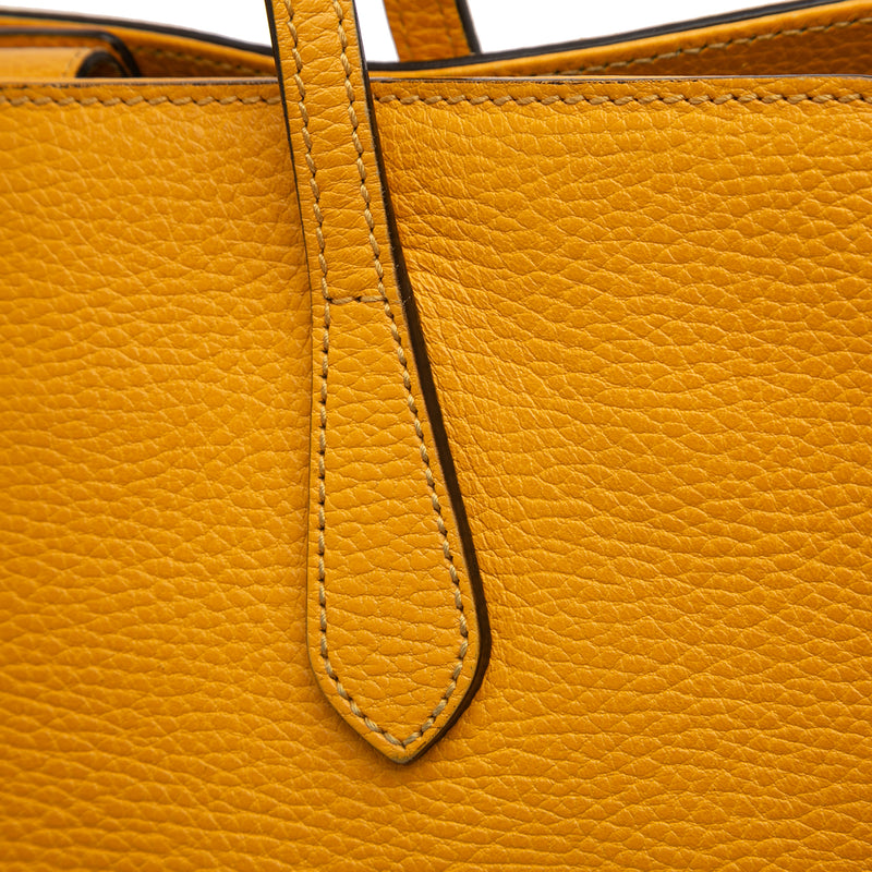 Medium Leather Swing Tote - Image 8