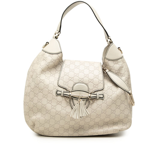 Medium Guccissima Emily Flap Satchel - Image 1