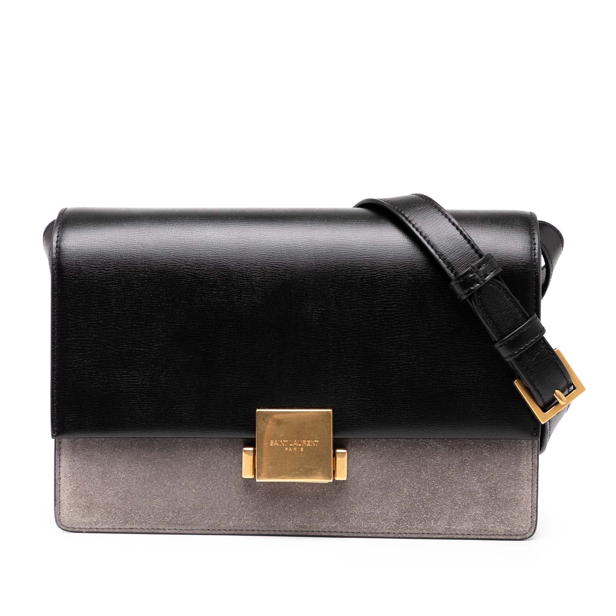 Medium Calfskin and Suede Bellechasse Bag - Image 1