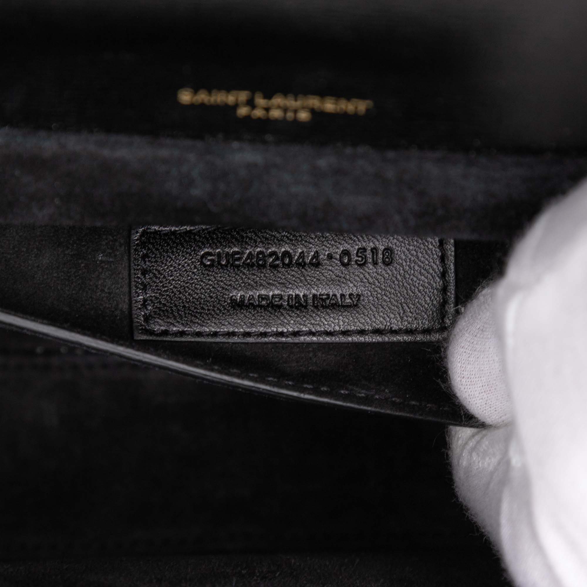 Medium Calfskin and Suede Bellechasse Bag - Image 6