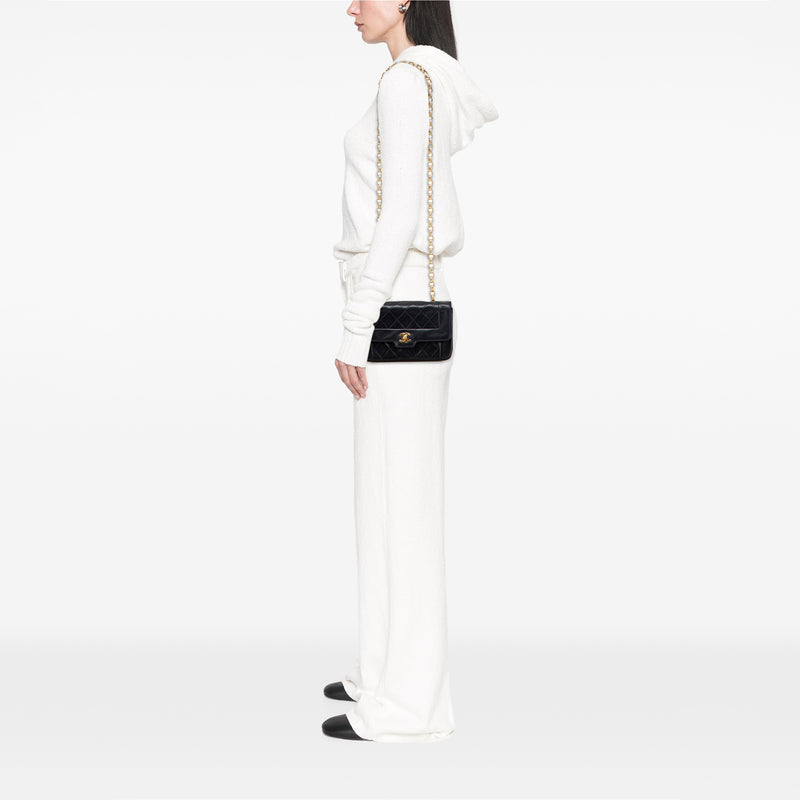 Mini Quilted Lambskin Single Flap - Image 9