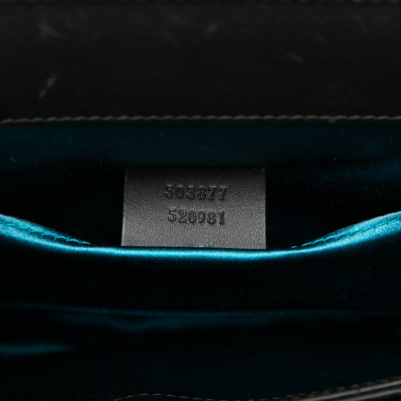 Small Suede Web Ophidia Chain Crossbody - Image 5