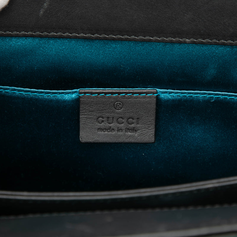 Small Suede Web Ophidia Chain Crossbody - Image 6