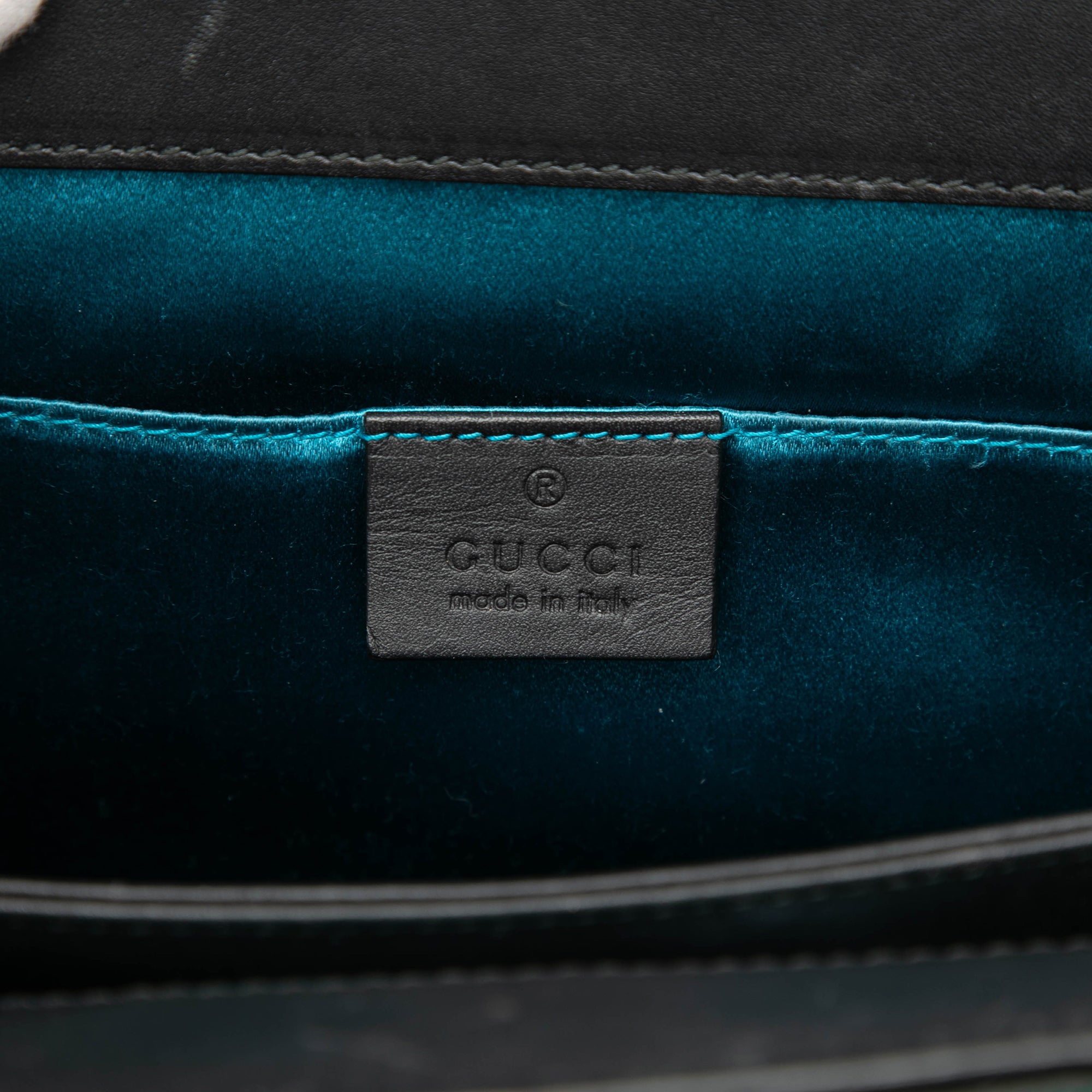 Small Suede Web Ophidia Chain Crossbody - Image 6