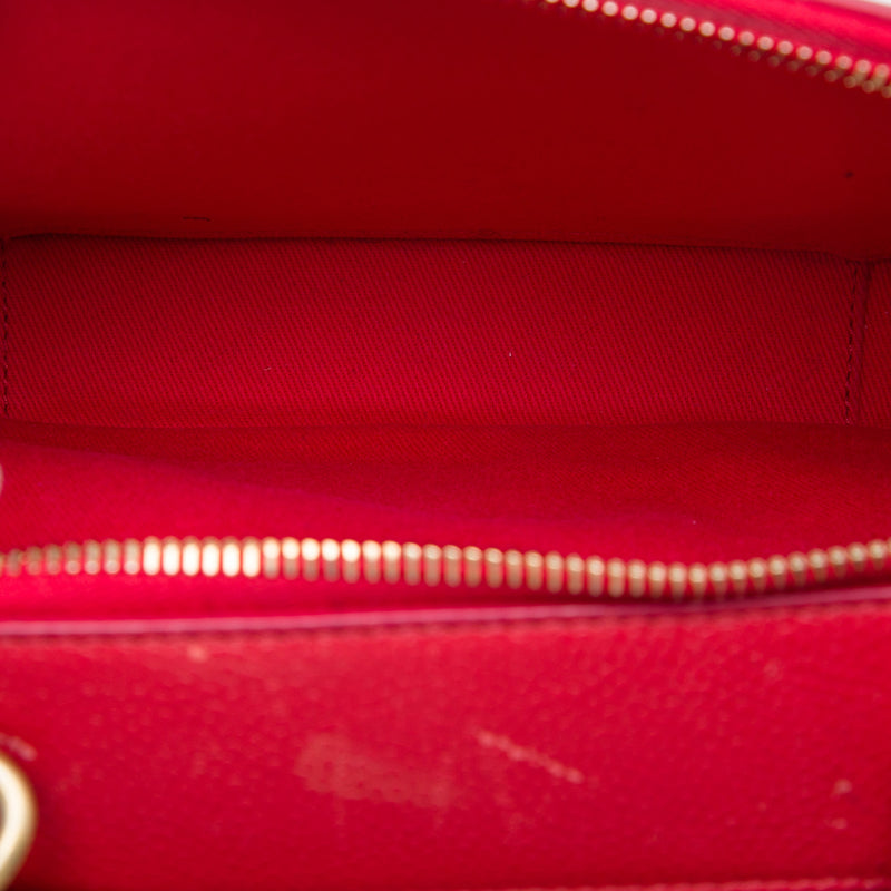 Small CC Quilted Caviar Top Handle Camera Bag - Image 5