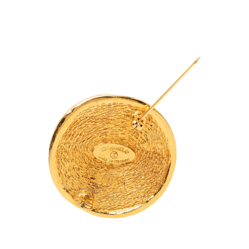 CC Gold Plated 31 Rue Cambon Brooch - Image 3