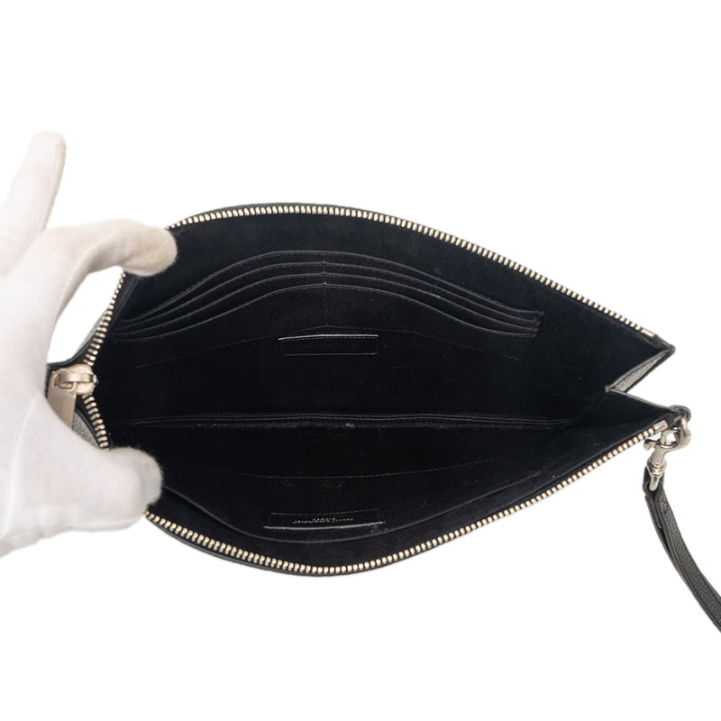 Grained Calfskin Monogram Clutch - Image 4