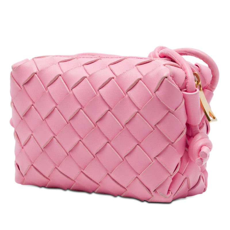 Candy Lambskin Intrecciato Loop Camera Bag - Image 2