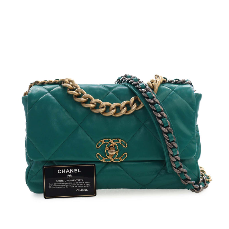 Large Lambskin 19 Flap - Image 15