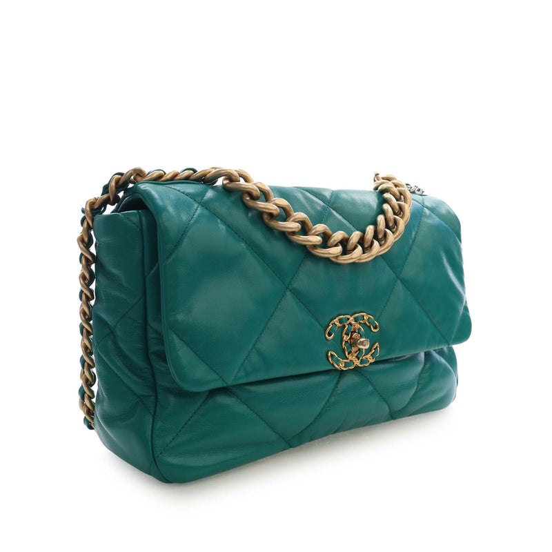 Large Lambskin 19 Flap - Image 3